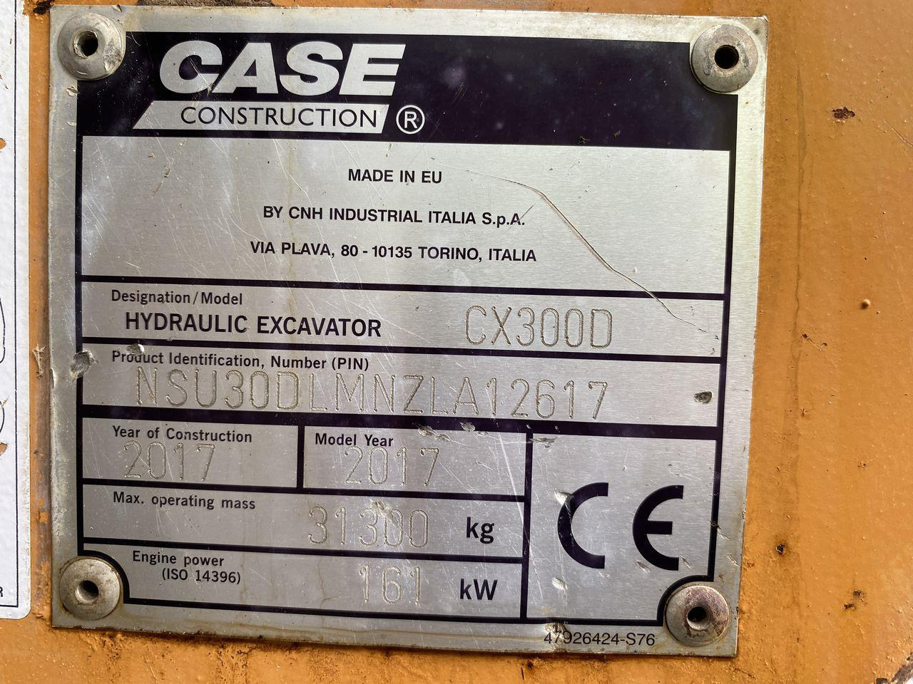 Bandgrävare Case CX300D