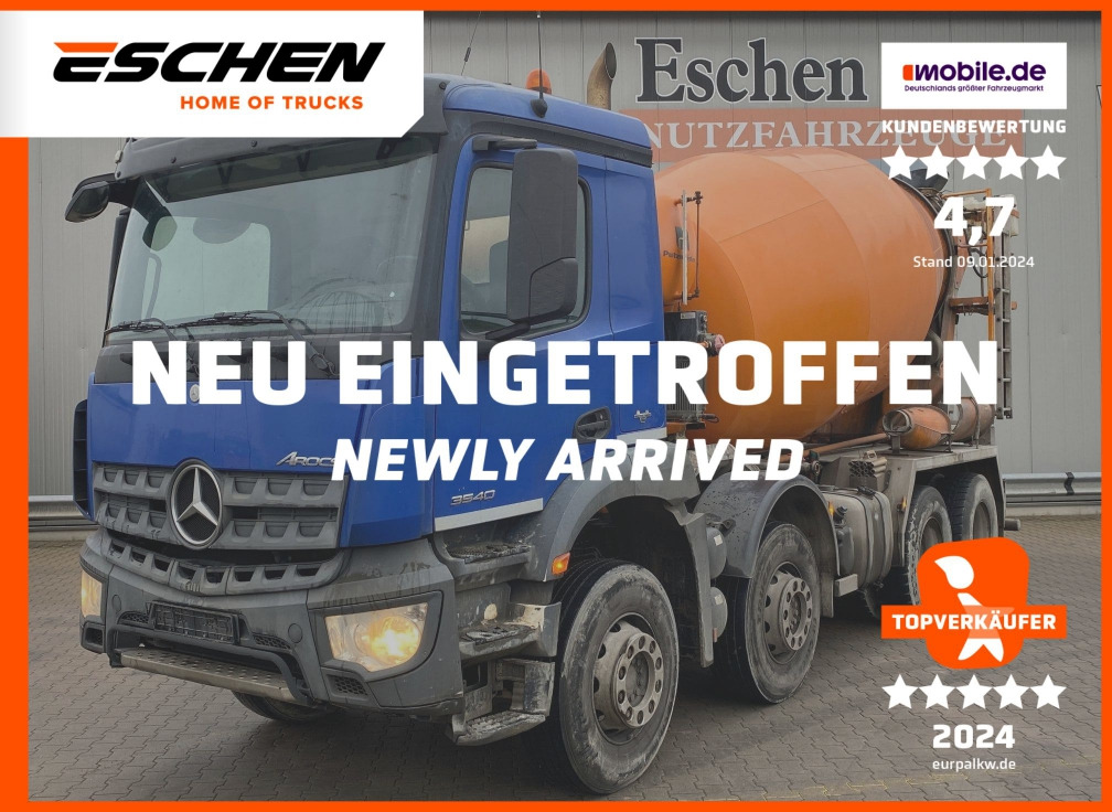 Betongbil Mercedes-Benz 3540 8x4 Arocs / 9 m³ Intermix-Aufbau