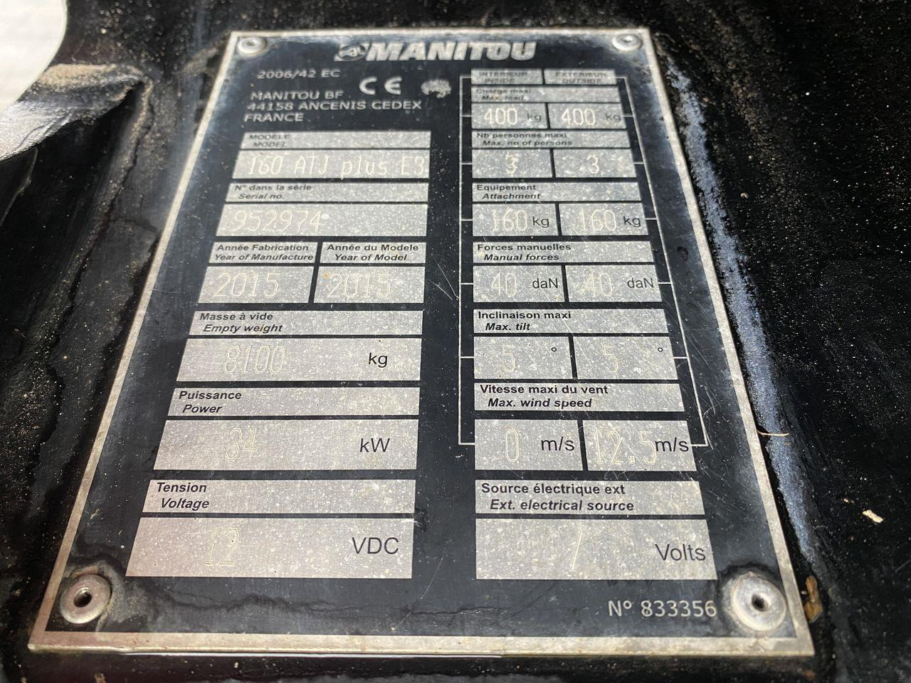 Bomlift Manitou 160ATJ+