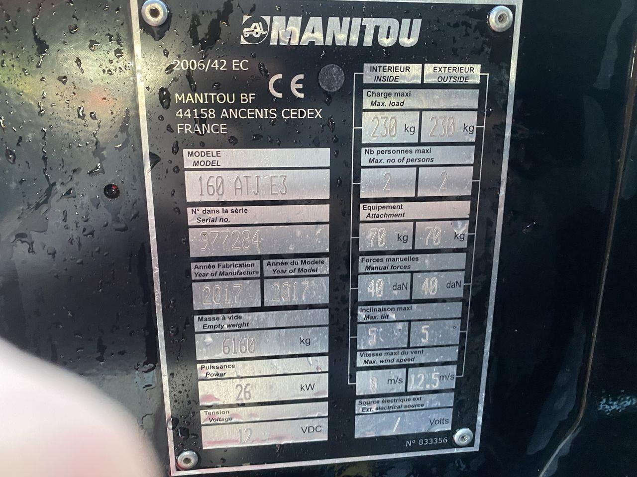 Bomlift Manitou 160ATJ RC