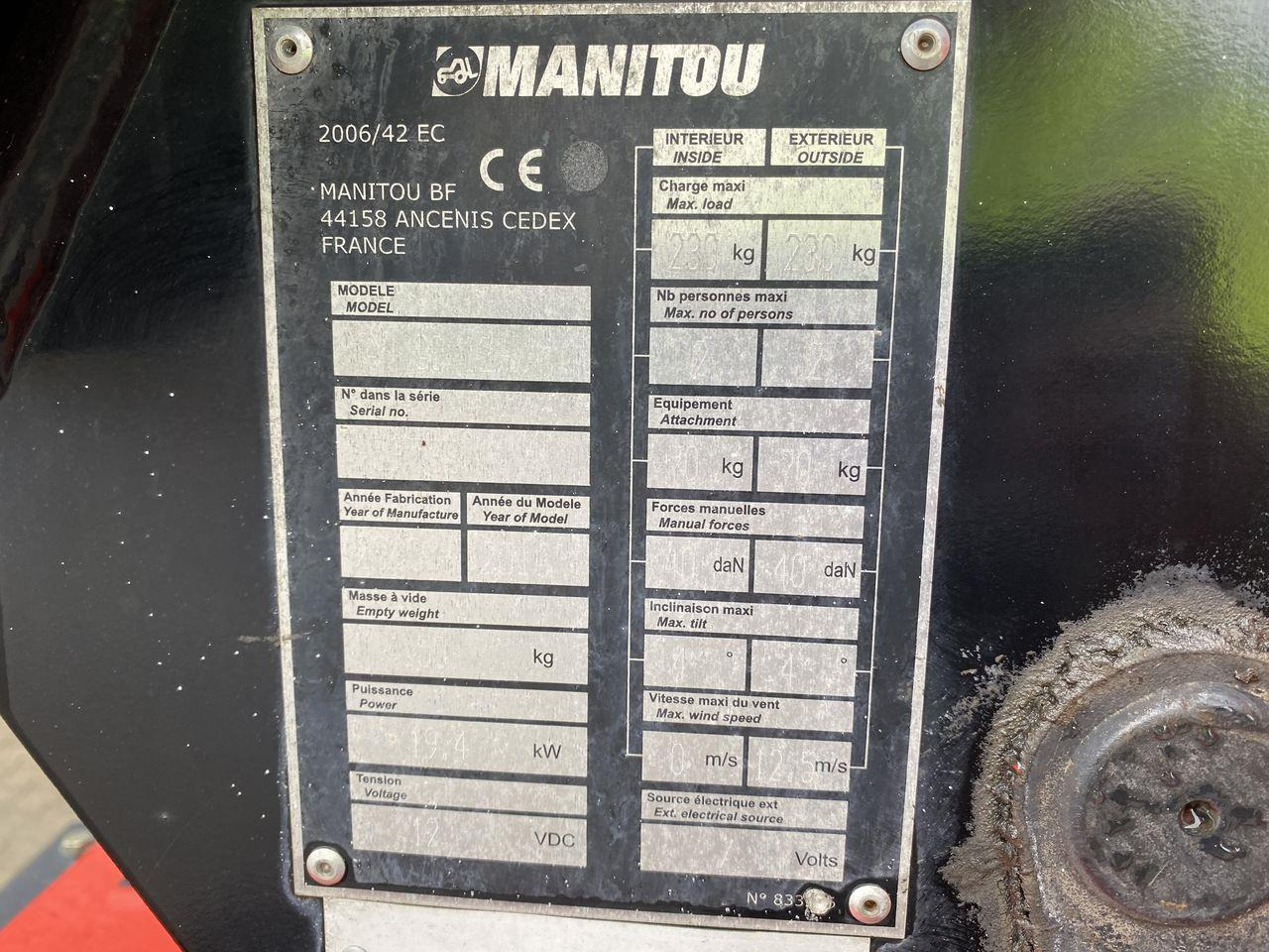 Bomlift Manitou MANGO12