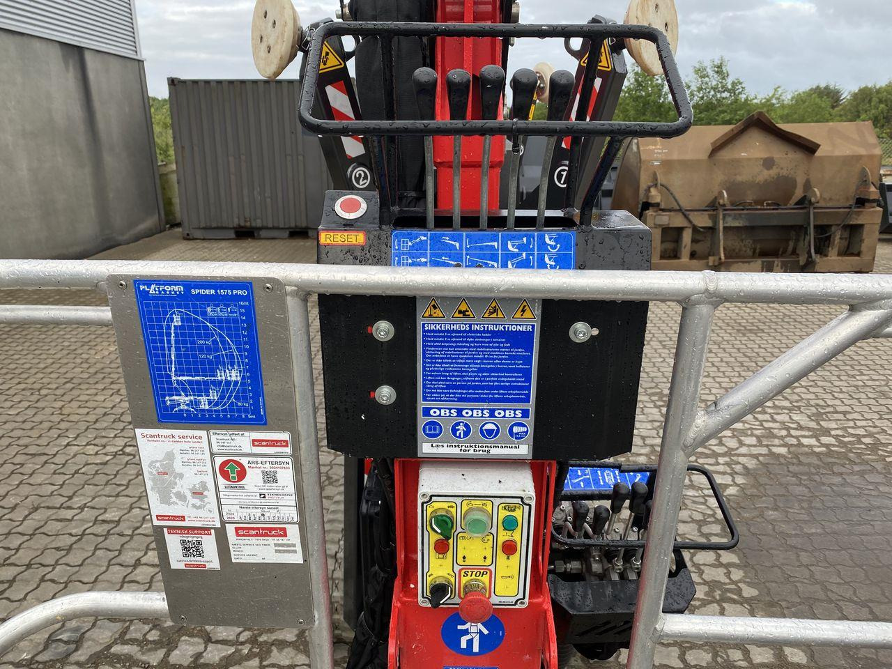 Larvbandslift Platform Basket SPIDER 15.75 STD