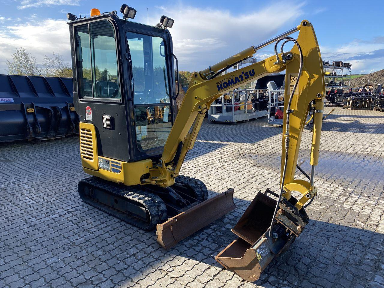 Minigrävmaskin Komatsu PC16R-3HS