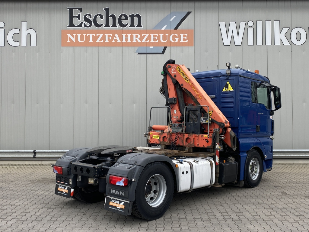Dragbil MAN TGX 18.400 4x2 BLS / Palfinger PK18.502 Kran