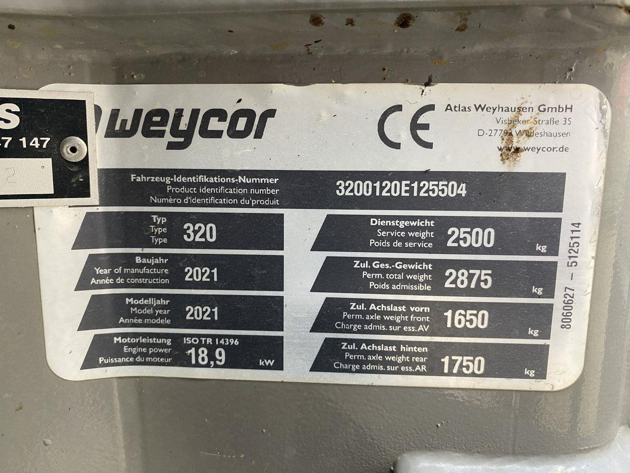 Minilastare Weycor AR320 Cab