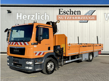 Flakbil MAN TGM 15.290 4x2 BL / HIAB Faltkran