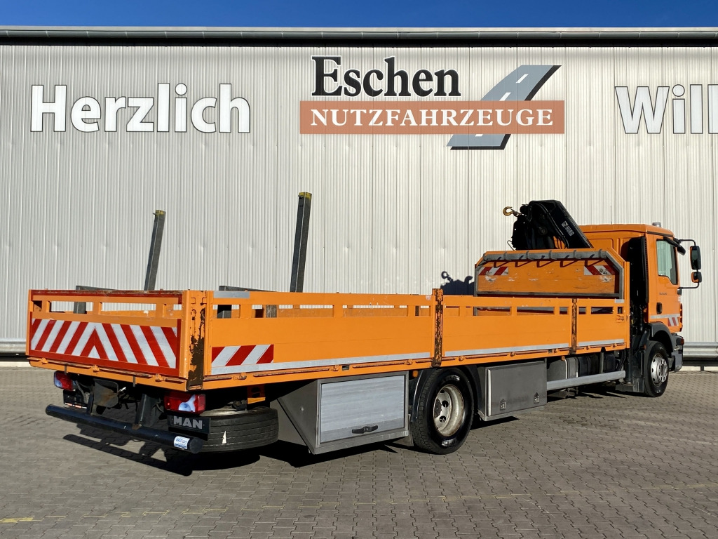 Flakbil MAN TGM 15.290 4x2 BL / HIAB Faltkran