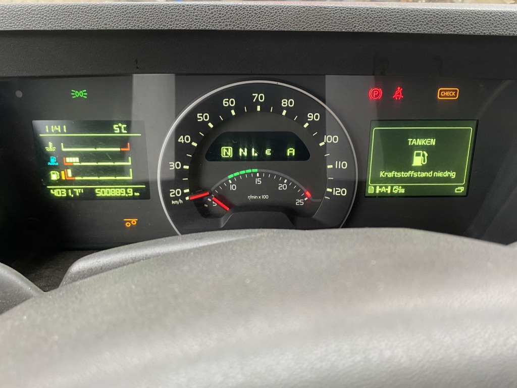 Flakbil Volvo FM 410 6x2 / Palfinger PK 19502 Faltkran