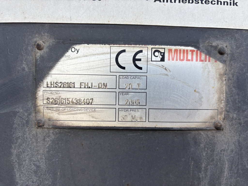 Lastväxlare lastbil Volvo FM 6x2 Abrollkipper