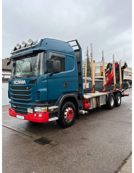Timmerbil Scania G480 *6x4*Blatt *Holz*Manual*Palfinger M12Z91*