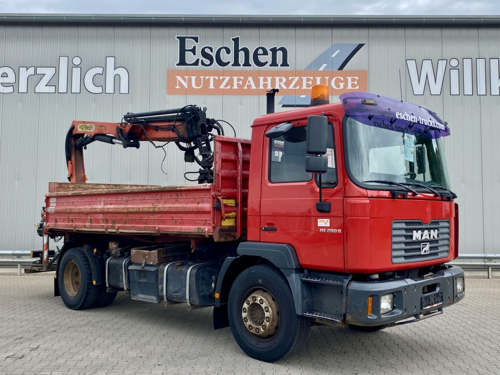 Tippbil lastbil MAN 18.285 MC / Palfinger PK 9501