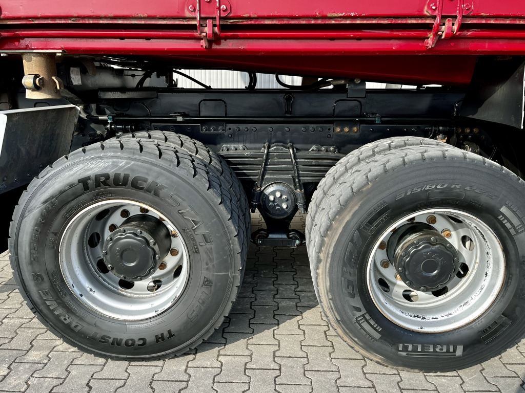 Tippbil lastbil MAN TGS 26.460 6x4 BB / Palfinger M12L83 Kran