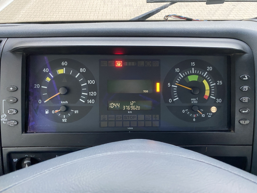 Tippbil lastbil Mercedes-Benz 1223 / Palfinger PK9501 Faltkran