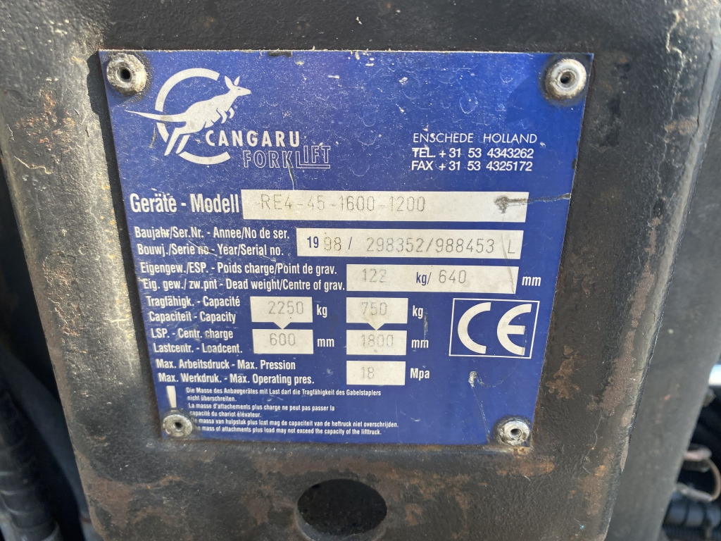 Dieseltruck Cangaru ST 4U 53 2035 DR Mitnahmestapler