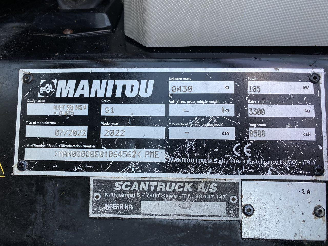 Teleskoplastar Manitou MLA-T533-145V+ ELITE ST5