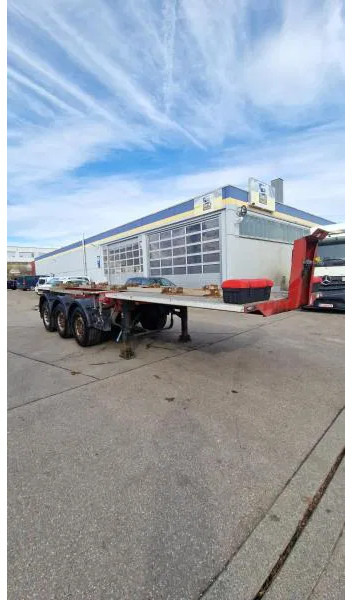 Containerbil/ Växelflak semitrailer Schwarzmüller kurzes 3- Achs Chassis ADR für Chemie Spezialbehäl kurzes 3- Achs Chassis ADR für Chemie Spezialbehälter