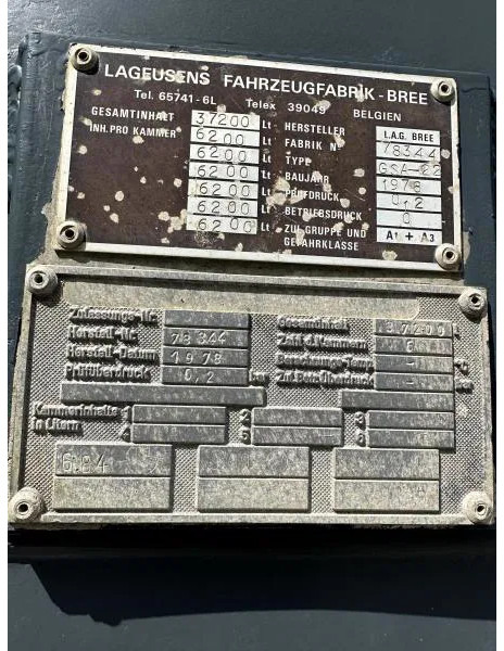 Semitrailer LAG GSA-22 Gülleauflieger 37 m³ 6 Kammer TÜV NEU! GSA-22 Gülleauflieger 37 m³ 6 Kammer TÜV NEU!