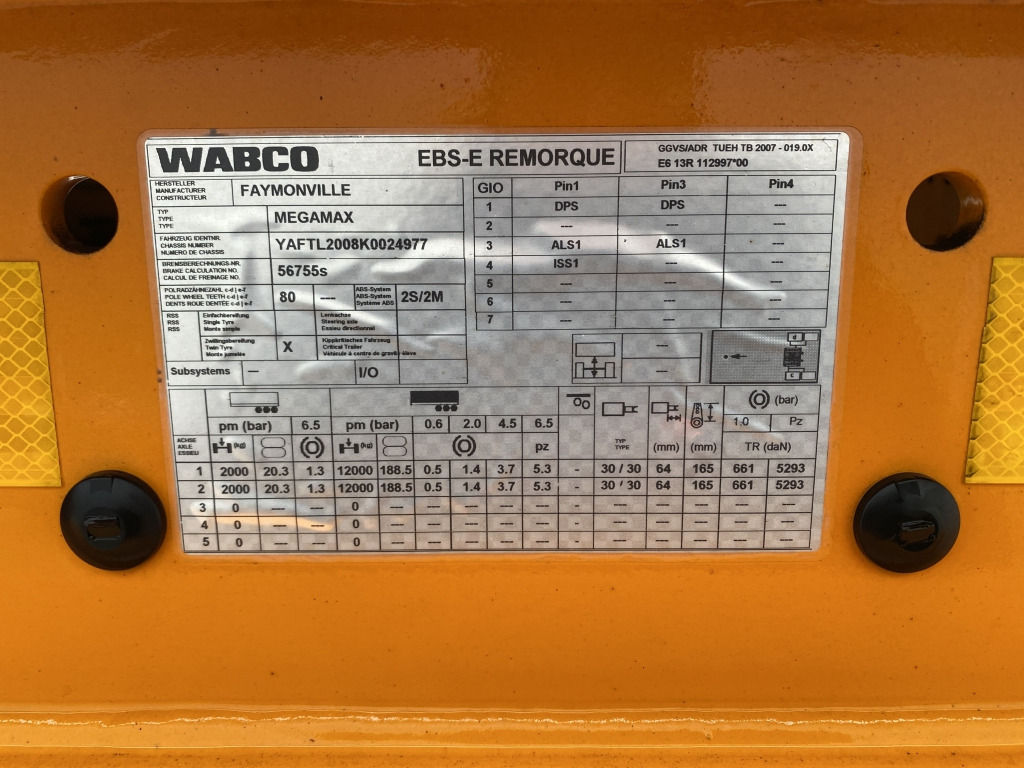 Låg lastare semitrailer Faymonville F-S42-2GXX Tiefbettauflieger