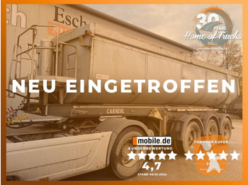 Tippbil semitrailer Carnehl CHKS/HH Stahl-Halbschalenmulde