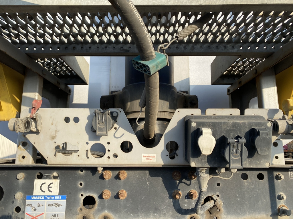 Tippbil semitrailer Langendorf SKS-HS 24/30 / Stahl-Halbschalenmulde