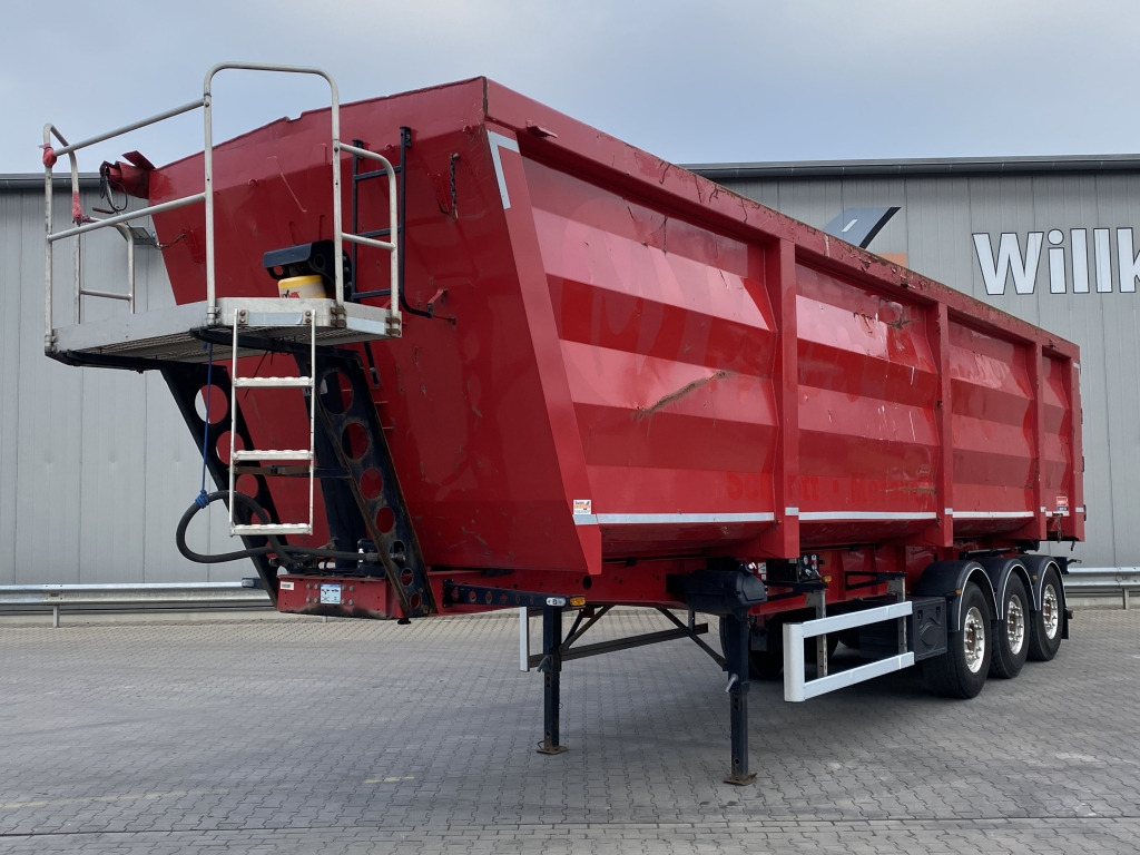 Tippbil semitrailer Langendorf Stahlmulde