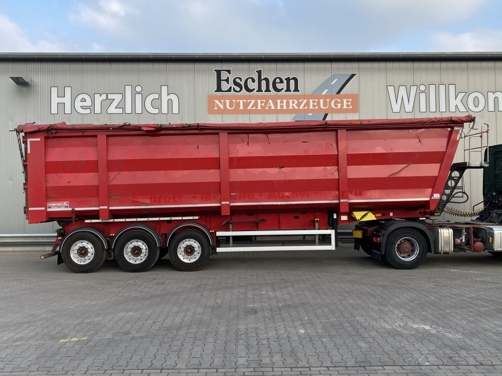 Tippbil semitrailer Langendorf Stahlmulde