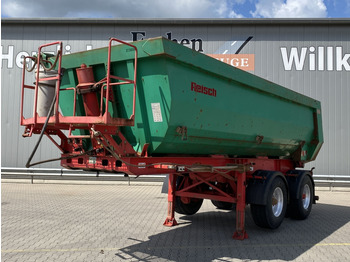 Tippbil semitrailer Reisch RHKS-31/20 SSL / Stahl-Halbschalenmulde