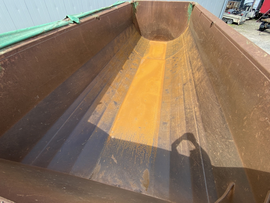 Tippbil semitrailer Reisch RHKS-31/20 SSL / Stahl-Halbschalenmulde