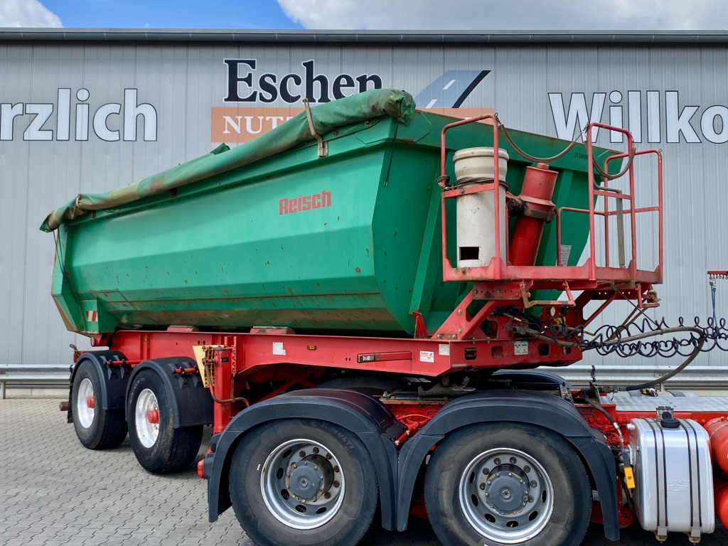Tippbil semitrailer Reisch RHKS-31/20 SSL / Stahl-Halbschalenmulde