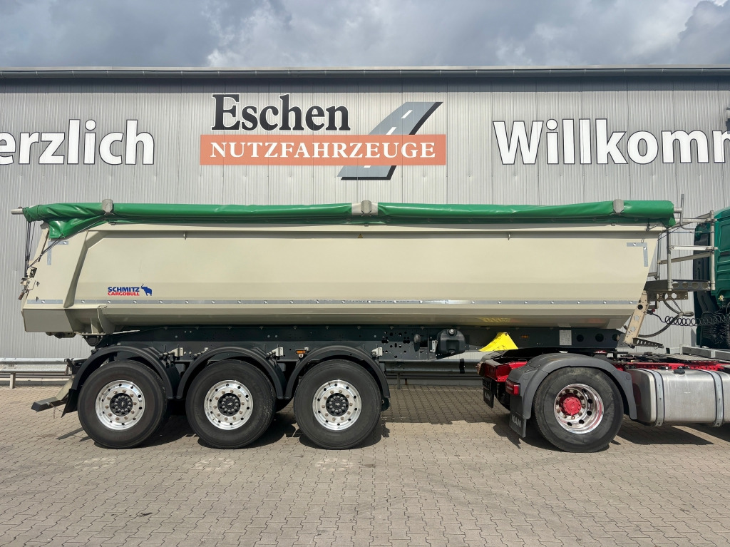 Tippbil semitrailer Schmitz SCB S3D / Stahl-Halbschalenmulde