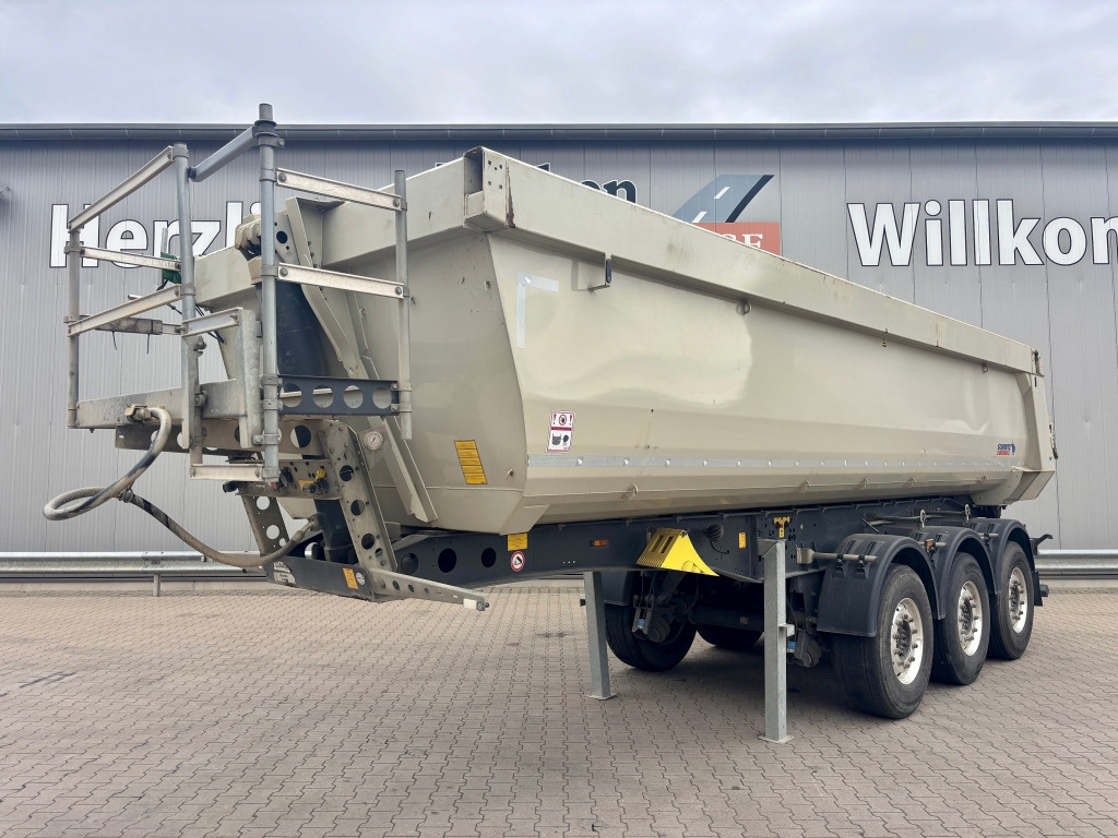 Tippbil semitrailer Schmitz SCB S3D Stahl-Halbschalenmulde