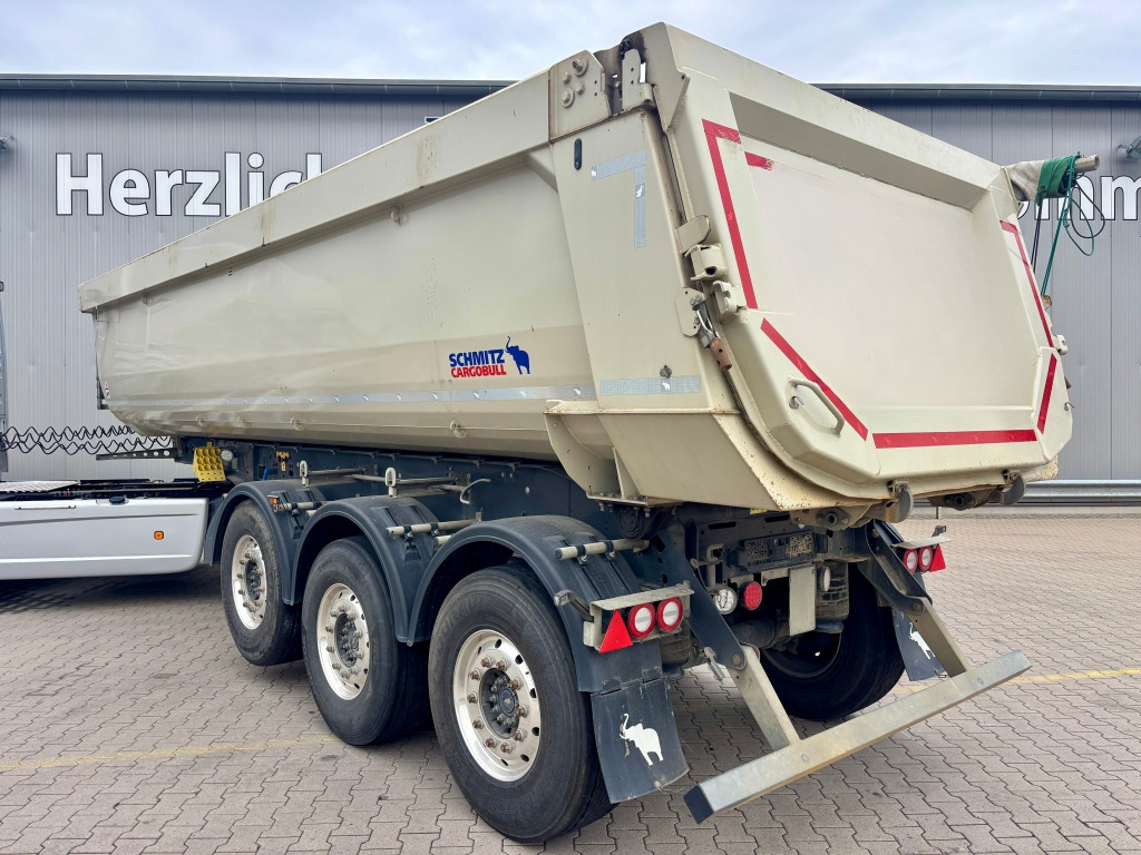 Tippbil semitrailer Schmitz SCB S3D Stahl-Halbschalenmulde