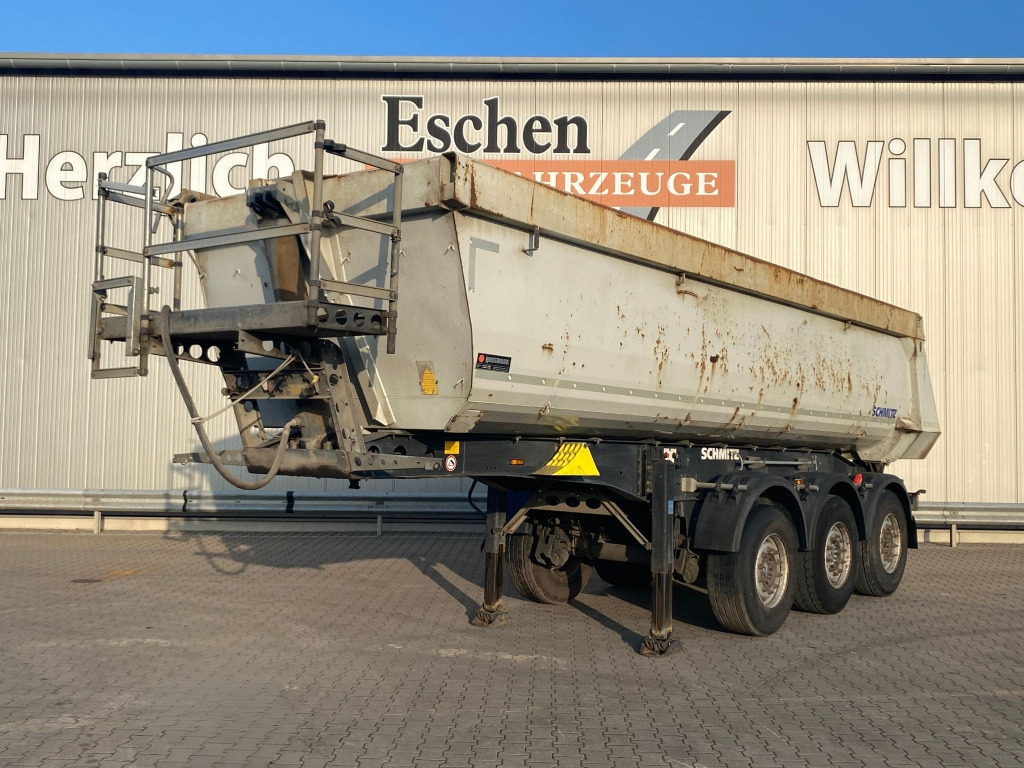 Tippbil semitrailer Schmitz SGF-S3 Stahl-Halbschalenmulde