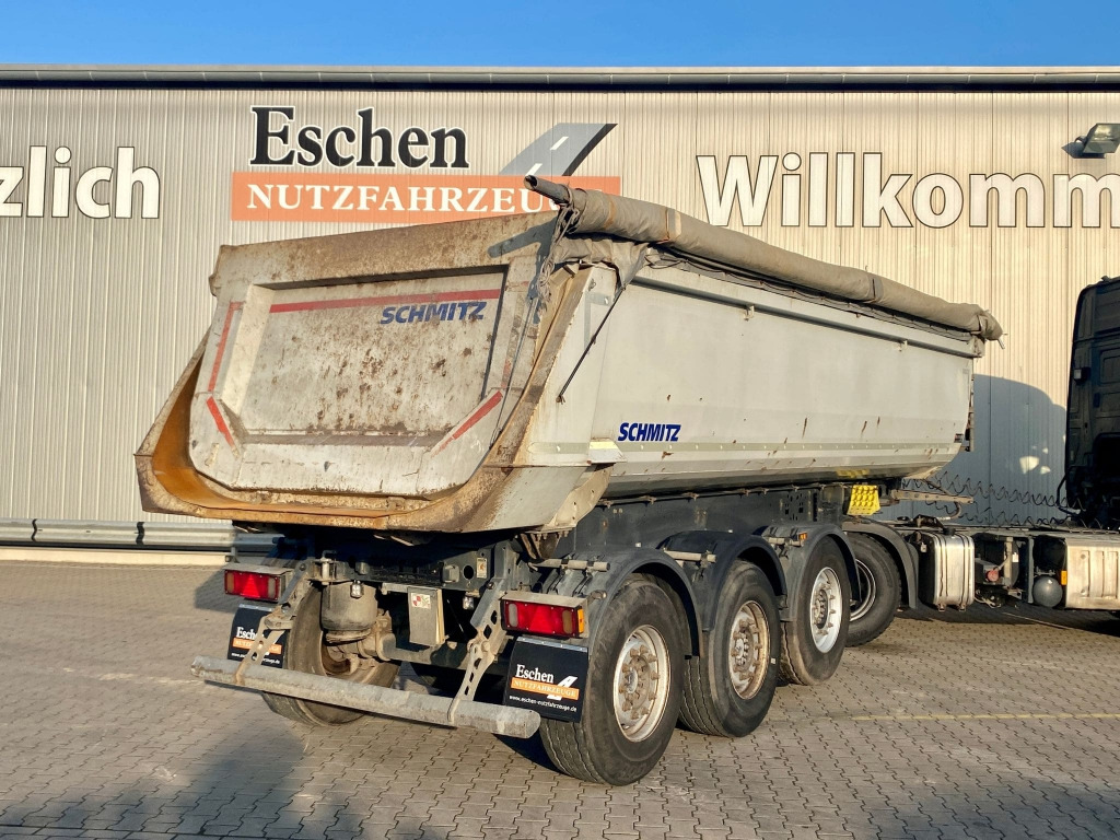 Tippbil semitrailer Schmitz SGF-S3 Stahl-Halbschalenmulde