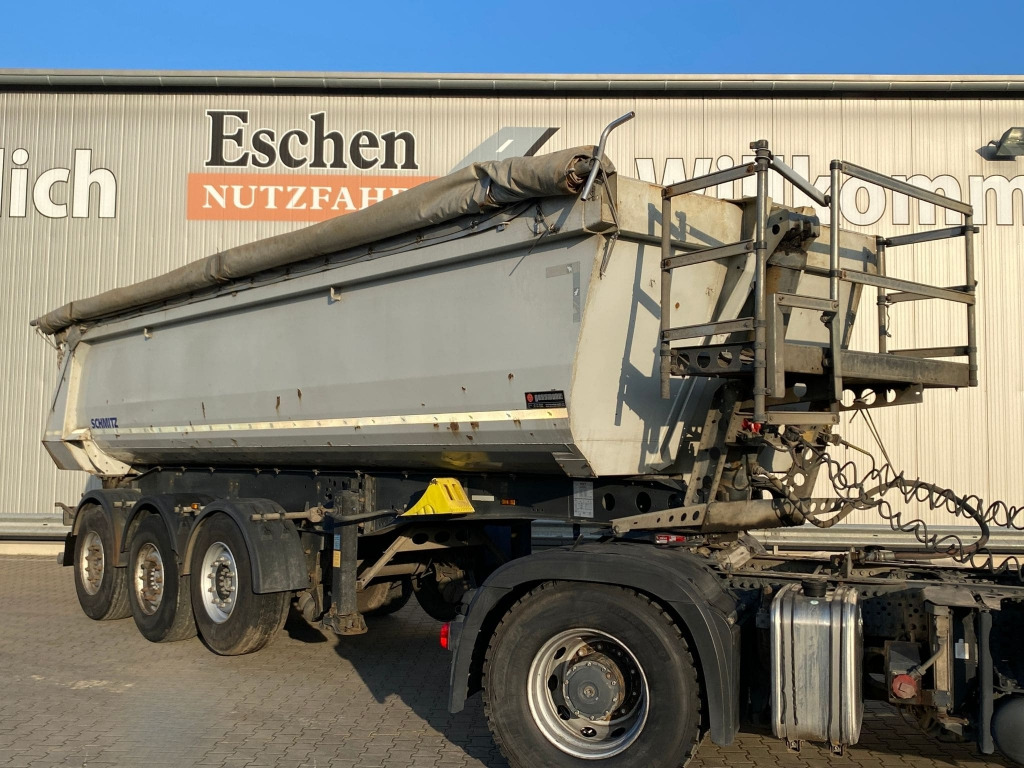 Tippbil semitrailer Schmitz SGF-S3 Stahl-Halbschalenmulde