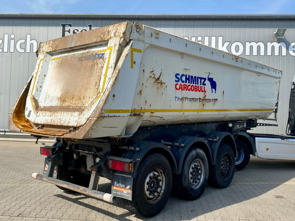 Tippbil semitrailer Schmitz SGF S / Stahl-Halbschalenmulde