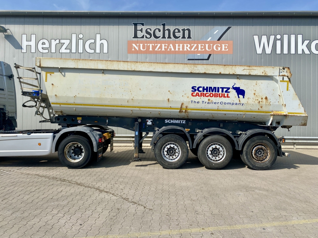 Tippbil semitrailer Schmitz SGF S / Stahl-Halbschalenmulde