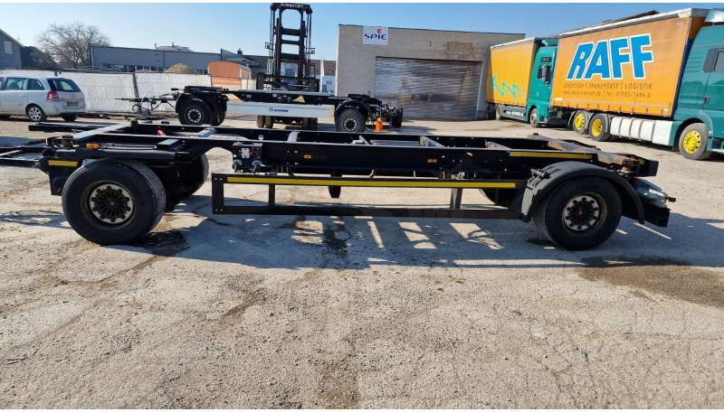 Containersläp/ Växelflaksläp Kögel Lafette JUMBO Drehschemel Lafette 1m Abstellhöhe