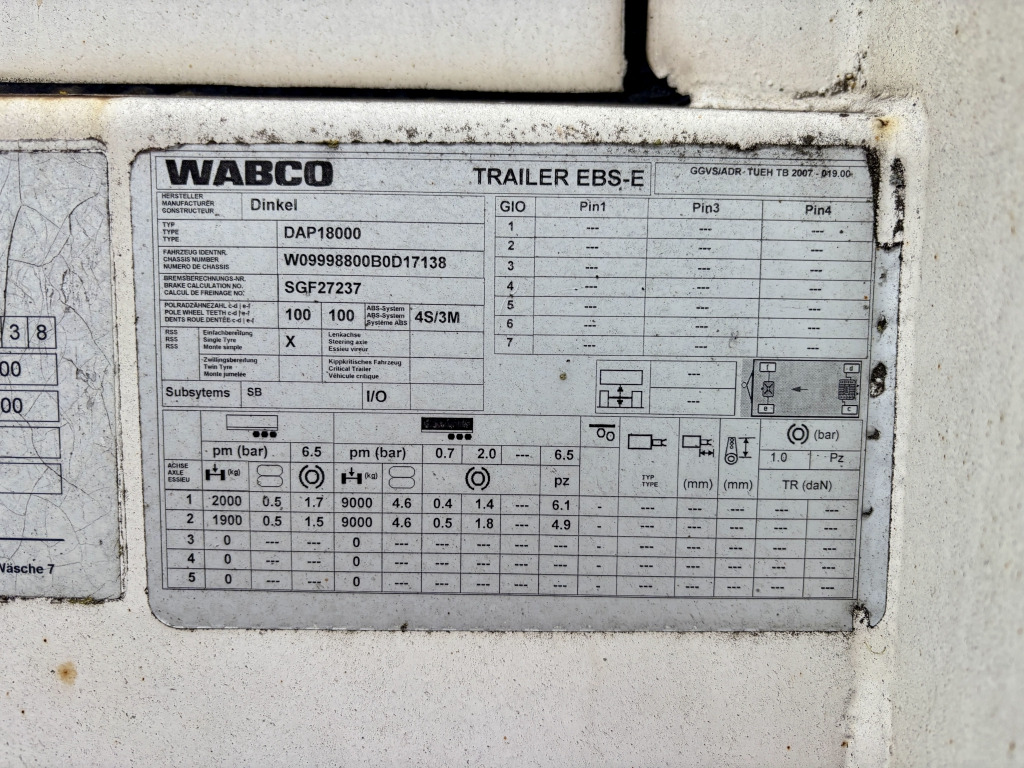Flaksläp Dinkel DAP 18000