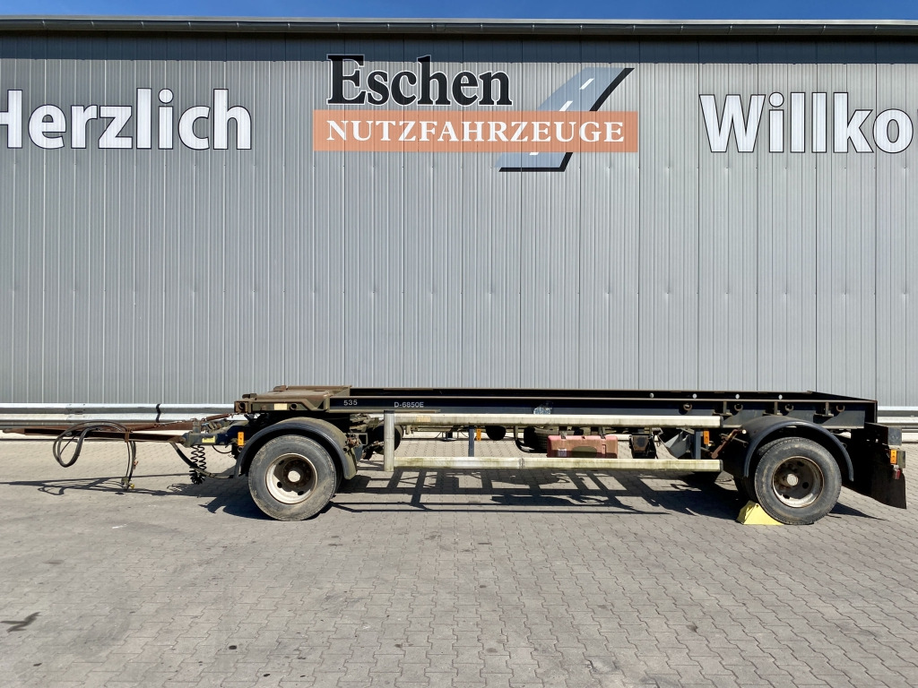 Lastväxlarsläp/ Liftdumpersläp Hüffermann HSA 18.65 / Schlittenanhänger