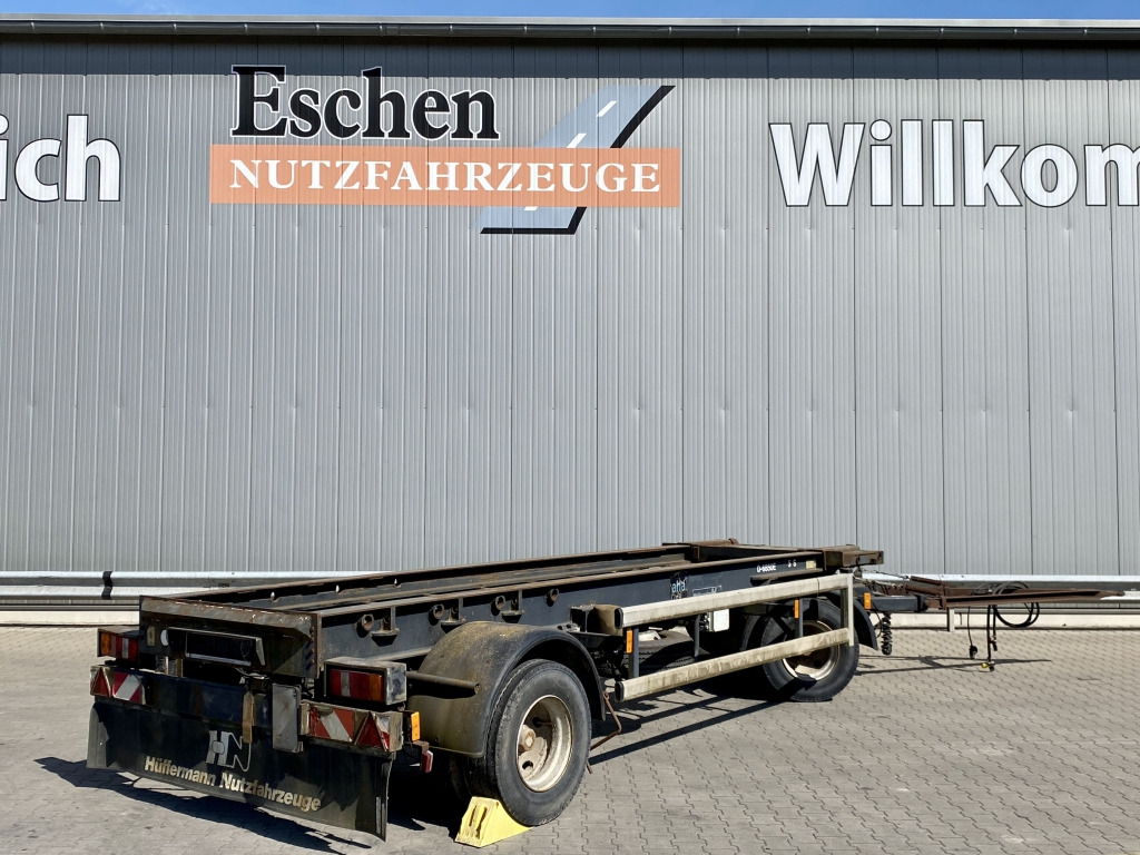 Lastväxlarsläp/ Liftdumpersläp Hüffermann HSA 18.65 / Schlittenanhänger