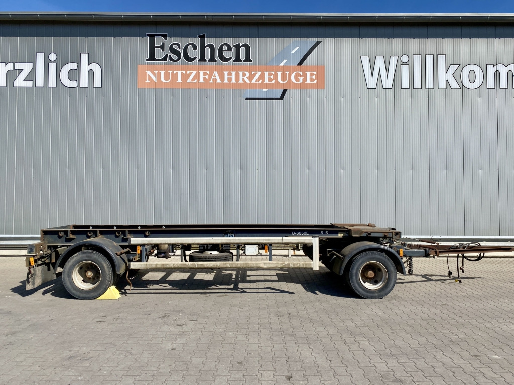 Lastväxlarsläp/ Liftdumpersläp Hüffermann HSA 18.65 / Schlittenanhänger