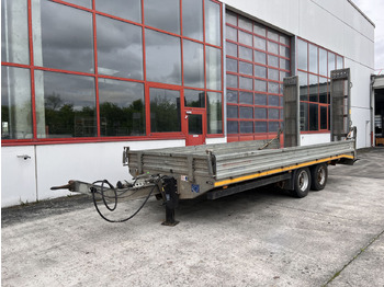 Låg lastare trailer för transportering tunga maskiner Möslein TTS 13 Schwebheim  13 t Tandemtieflader: bild 3