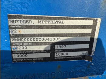 Låg lastare trailer för transportering tunga maskiner T2 T2: bild 3