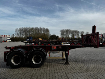 Containerbil/ Växelflak semitrailer Van Hool 2 AXLE 20FT TIPPING-CHASSIS / TWIN-TIRES / BPW + DISC / ALCOA: bild 4