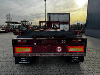 Containerbil/ Växelflak semitrailer Van Hool 2 AXLE 20FT TIPPING-CHASSIS / TWIN-TIRES / BPW + DISC / ALCOA: bild 5