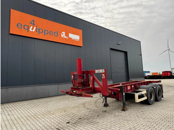 Containerbil/ Växelflak semitrailer VAN HOOL 20'