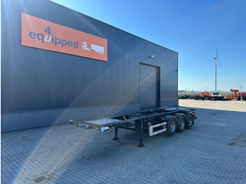 Containerbil/ Växelflak semitrailer VAN HOOL 20'/30'