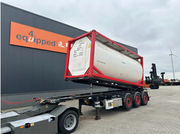 Containerbil/ Växelflak semitrailer VAN HOOL 20'