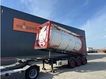 Containerbil/ Växelflak semitrailer VAN HOOL 20'